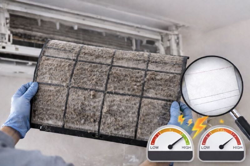 濾網太髒別硬吹！冷氣暖氣效率下降、電費悄悄飆高